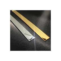 Şerit Pleksi Yapışkanlı Gold Ayna 1.8 Cm X 120 Cm 5 Adet