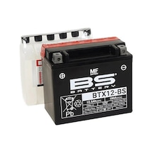 Btx12-bs Akü Ytx12- 12v-10 Amper 180 Cca Bakım Gerekmez Akü Supermoto