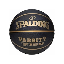 Spalding Tf-150 Varsity Sz6 Black Gold Basket Topu 85270z