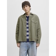 Jack & Jones Jack Jones Erkek Tek Cepli Uzun Kollu Gömlek 12279575 Yeşil