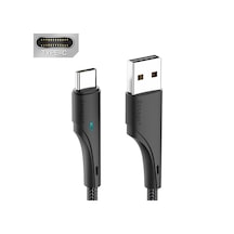 Essageressager Usb C Kablo 3a Hızlı Şarj Kablosu Xiaomi Redmi Samsung Uyumlu Huawei İçin Chınablack0.75 M
