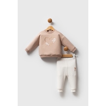 U.S. Polo Assn. Kız Bebek Kahverengi Takım Usb2721-c-v1 Kahverengi