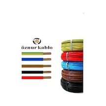 Öznur Kablo 1,5 Luk Bakır Siyah 100 Metre