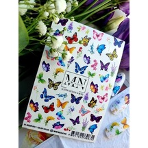 Nail Art Slider Stiker Ay Evreleri W93