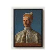 Rönesans Bellini Doç Leonardo Loredan Portresi Çerçevesiz Poster 21x30 Cm A4 Tablo Rönesans
