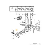 Termostat Kapaği Boxer Xud9 Peugeot Peugeot, Cıtroen 1336.g3