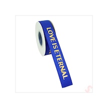 Grogren Kurdele Eternal Altın Baskılı, 2,5cm X 23mt - Koyu Mavi 0 - 99
