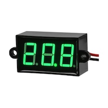 0.56 inç 3.5-30V 2 Kablolu DC Yeşil Voltmetre