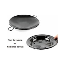 Toptancı Kapında Sac Kavurma Tavası ve Közleme Tavası