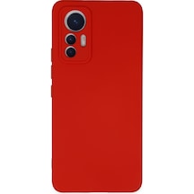 Mi 12 Lite Kılıf Nano İçi Kadife Silikon - Kırmızı Bzsxx00 1