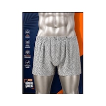 No Brand Renkli Boxer Beyaz Beyaz