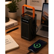 Güneş Enerjili Hızlı Şarj Powerbank Taşınabilir Yüksek Kapasiteli 80.000 Çok Renkli