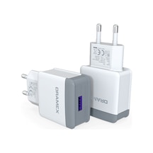 Dramex D30BE 3.0A Şarj Adaptörü (Ekonomik Mini Kutu)