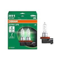 Osram 12v H11 Ampul 55w Ultra Lıfe 4 Kat Uzun Ömürlü 2 Ad