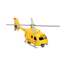 Maxx Wheels Sesli Işıklı Çek Bırak Die Cast Helikopter Metal Gövde Çok Renkli