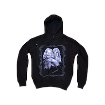 Marılyn Monroe Baskılı Çocuk Sweatshirt Siyah