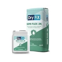 Dryfix Semi Flex 2k Yarı Elastik Çimento Esaslı Sürme Su Yalıtımı 25 Kg Set