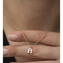 925 Ayar Minimal At Nalı Kolye Kadın Gümüş Kolye