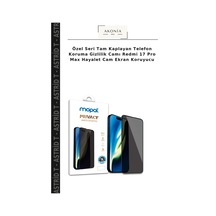 Özel Seri Tam Kaplayan Telefon Koruma Gizlilik Camı Redmi 17 Pro Max Hayalet Cam Ekran Koruyucu