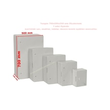 700x500x250mm Taban Saclı Abs Plastik Pano Boş