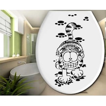 Garfield Klozet Kapağı Sticker