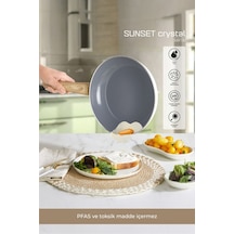 Lorenzo Sunset Crystal Seramik Tava 26 Cm Inox