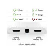 5647 Lightning Kulaklık Şarj Çoklayıcı Çevirici Dönüştürücü Adaptör