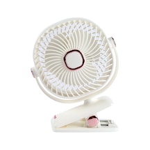 Jian Fan Masaüstü Usb Klip Fan Beyaz