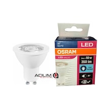 10 Adet Osram 4.5W 50W Gu10 Duy 6500K Beyaz Işık Led Spot Ampul