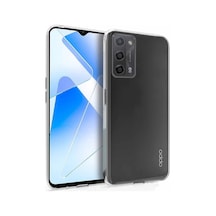 Ally Oppo A55 5g Kılıf Kamera Korumalı Ultra İnce Şeffaf Silikon Kılıf- 5775