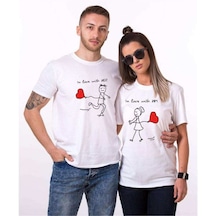 Tshirthane Love With Sevgili Kombinleri Tshirt Kombini