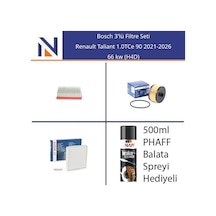 Renault Taliant 1.0tce 90 2021-2026 Bosch 3'lü Filtre Seti