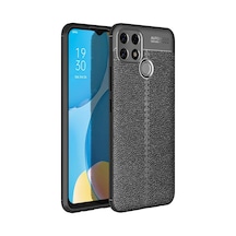 Newface Oppo A15 Kılıf Auto Focus Kapak - Siyah Diğer