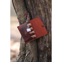 Hi Leather Kişiye İsme Özel Maia Kamp Outdoor Deri Baharatlık Ros Çok Renkli