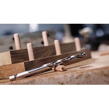 Professional Accessories Matkap Ve Kırıcı Delici Uçları, Ahşap Matkap, Gri, 5 Adet