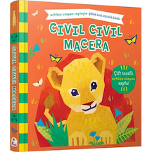Cıvıl Cıvıl Macera Açtıkça Uzayan Göbek Üstü Etkinlik Kitabı Ciltli - Dppq-901060