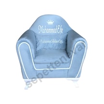 Isme Özel Şeritli Çocuk Koltuğu Açık Mavi (324111002)