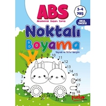Abs 3-4 Yaş Noktalı Boyama - Yqbx-645731