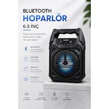 Mikrofonlu Bluetooth Ses Sistemli Usb, Micro Sd, Fm Ve Uzun Pil Ömrü - Lisinya