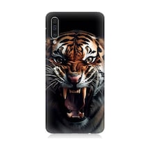 Samsung Galaxy A50 Uyumlu Vahşi Kaplan Desenli Silikon Kılıf