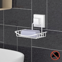 Teknotel Delme Vida Yok Easyfıx Yapışkanlı Sabunluk Beyaz Ef265 Çok Renkli