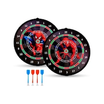 4 Oklu Mıknatıslı Dart Seti Çift Yönlü Manyetik Dart Askılı Dartboard
