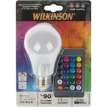 Umut Wılkınson Led Ampul Kumandalı 9w Rgb Wlk-01