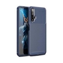 Adige Huawei Nova 5t Kılıf Negro Karbon Desen Silikon