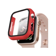 Microsonic Apple Uyumlu  Watch 6 44Mm Kılıf Matte Slim Kırmızı