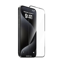 Apple iPhone 16 Pro Uyumlu Privacy Hayalet Full Koruma Tempered Cam Ekran Koruyucu