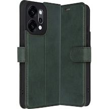 Oppo Reno 14 Trend S Plus Kapaklı Kılıf - Yeşil
