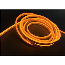 12 Volt Amber Sarı Neon Hortum Led 6x12mm - 5 Metre