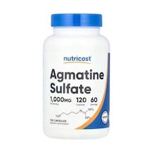 Nutricost, Agmatin Sülfat, 1.000 Mg, 120 Kapsül Kapsül