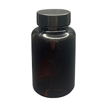 150ml Kahverengi Tablet Şişesi Siyah Kapak, 12 Adet, Tablet Şişesi, Ecza Şişesi, Kozmetik Şişe